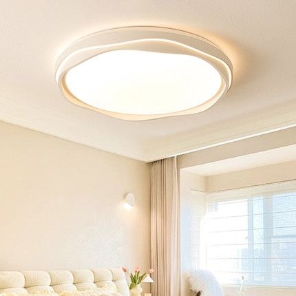 主卧吸顶灯全光谱2025年新款客厅现代简约LED房间遥控主卧灯中山