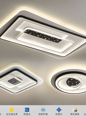 2025新款轻奢高级卧室吸顶灯简约现代客厅主灯主次卧房间中山灯具