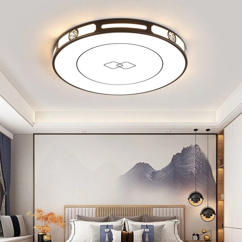 卧室主灯新中式2026新款led圆形大厅长吸顶灯现代简约门厅过道灯,家装灯饰光源,客厅吸顶灯,淘宝优惠券,粉丝福利购,淘宝优惠卷