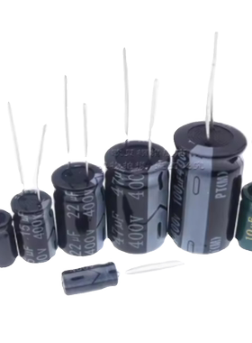 直插铝电解电容4700UF 10V 16V 25V 35V 50V 63V 100V 黑色普通品