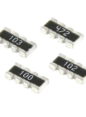 0603贴片排阻 1K/102/4.7K/472/10K/103 8P4R(2*4P) 4D03 精度5%