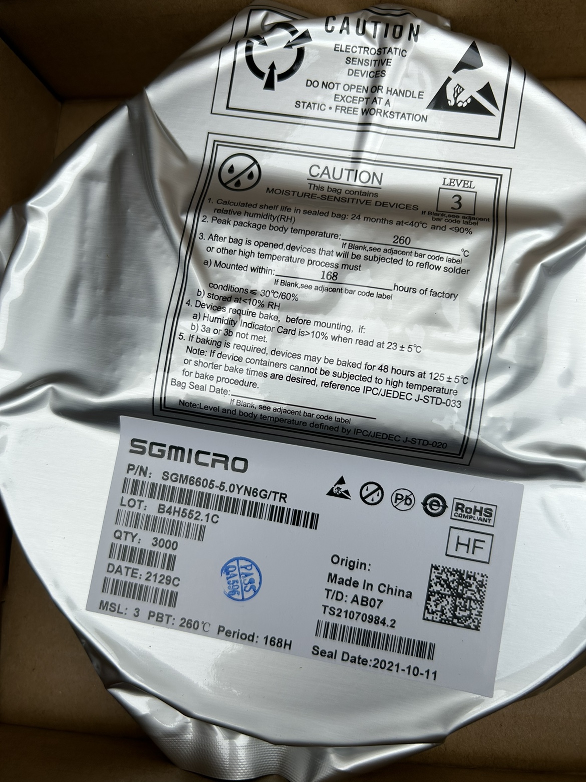 原装正品SGM6605-5.0YN6G/TR SOT23-6同步整流升压转换器 SGM6605