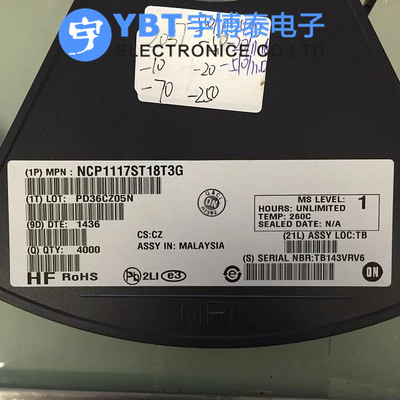 NCP1117ST18T3G新款安森美 SOT-223 ON全新 IC芯片 稳压器
