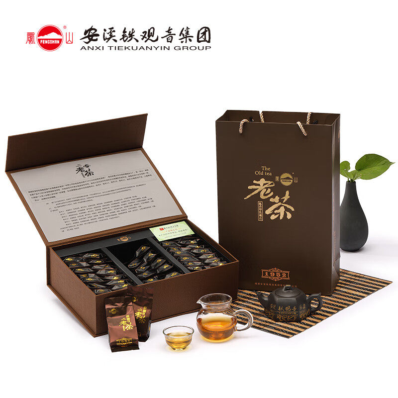 凤山安溪铁观音集团18年老茶铁观音乌龙茶礼盒装252g老茶CT1800