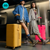 黄色行李箱女生高颜值28寸大容量2025新款 拉链密码 箱男高级拉杆箱