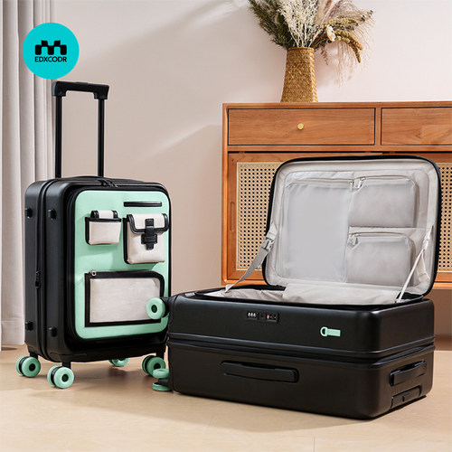 20寸登机箱可扩容双层防爆拉链