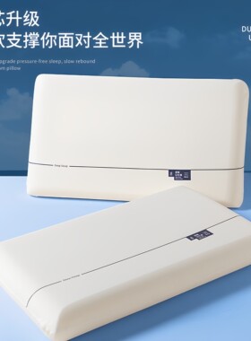 升级酒店同款深睡眠枕头记忆枕慢回弹护颈枕精致礼盒3