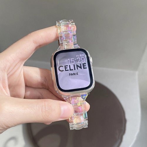 人鱼表带iwatchS9透明41mmultra2