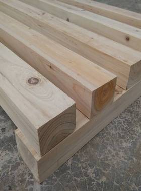 4*6*198CM实木床子松木杉木床梁床体承重木方横条床托床板横杆