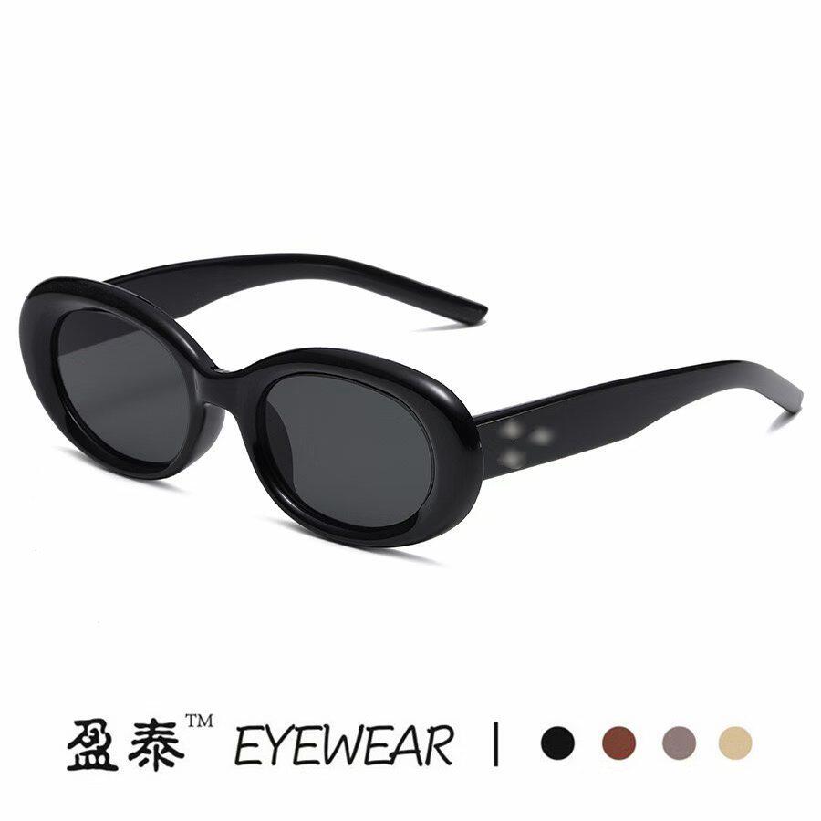 英国gentle motto欧美复古大框猫眼墨镜太阳镜女椭圆框街拍走秀