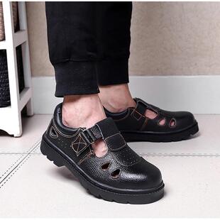 轻软劳保鞋 绝缘6K防砸防刺防臭防静电安检透气男女钢包头夏 安全鞋