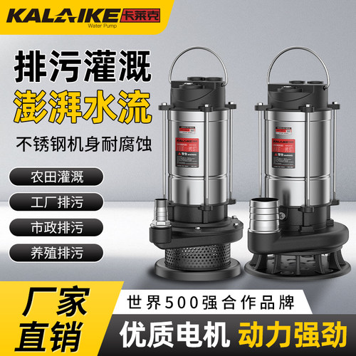 220v潜水泵不锈钢全铜电机