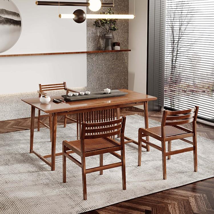 高端制茶台大庆桌板茶桌意泡茶桌大庆桌家用会客桌办公室功夫大竹