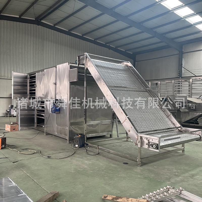 SJ-100红枣桂莲圆果大型烘干备 苦瓜子心网干带式干燥机设 蔬菜脱