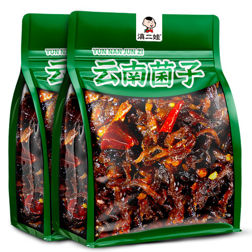 滇二娃即食油鸡枞菌下饭菜零食