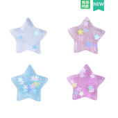 饰扣 适配Crocs 高级感闪粉五角星 花鞋 扣装 Cross配件洞洞鞋 配饰鞋