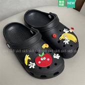 Cross配件洞洞鞋 饰扣 配饰鞋 扣装 可爱香蕉苹果组合 花鞋 适配Crocs