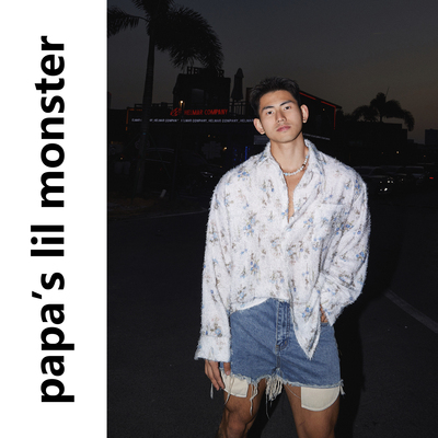 PAPASLILMONSTER【原创】26SS美式度假风高级感慵懒风长袖衬衫男