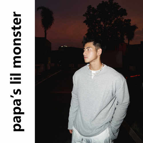 纯色华夫格上衣PAPASLILMONSTER