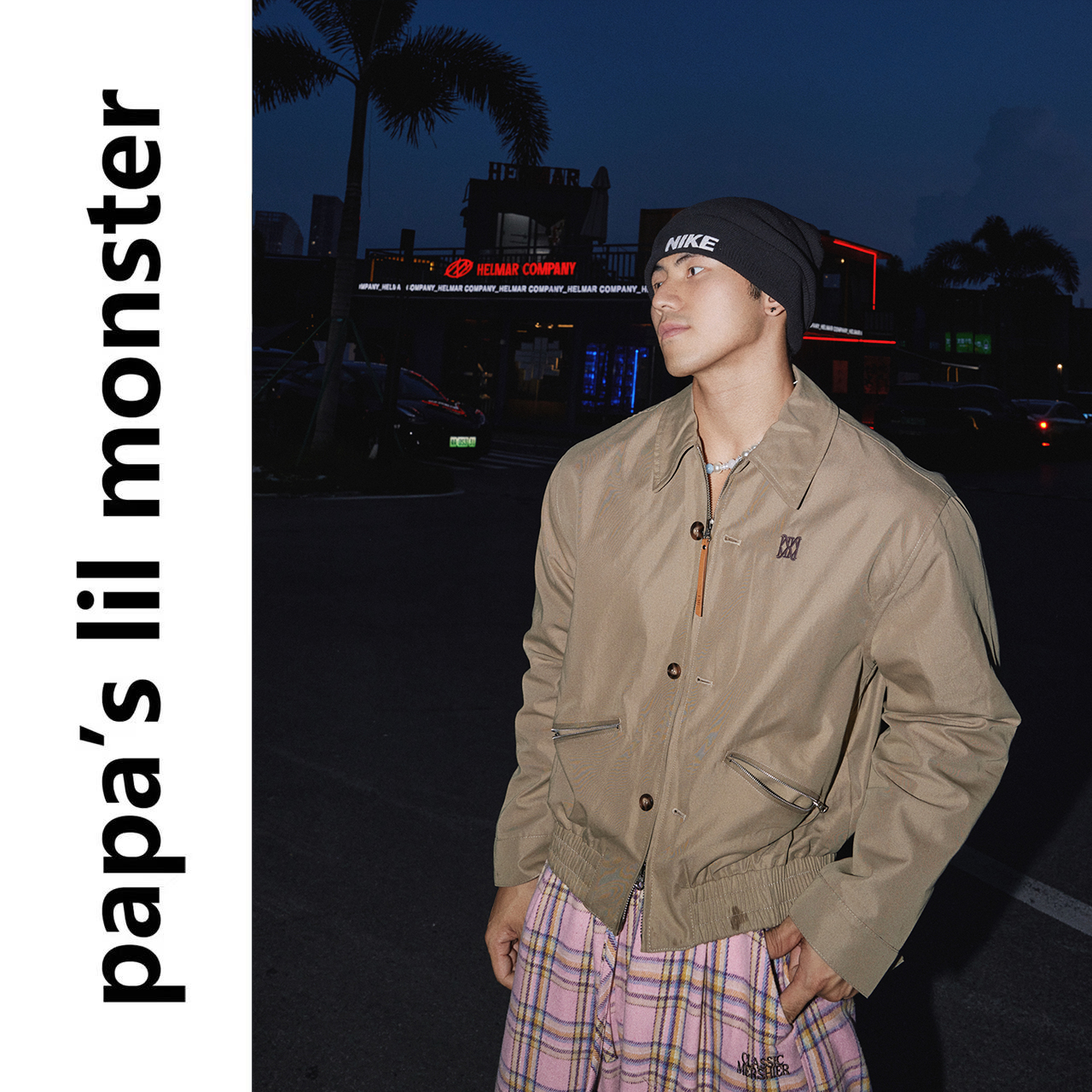 PAPASLILMONSTER【老钱Clean Fit】美式复古小众设计感夹克外套男