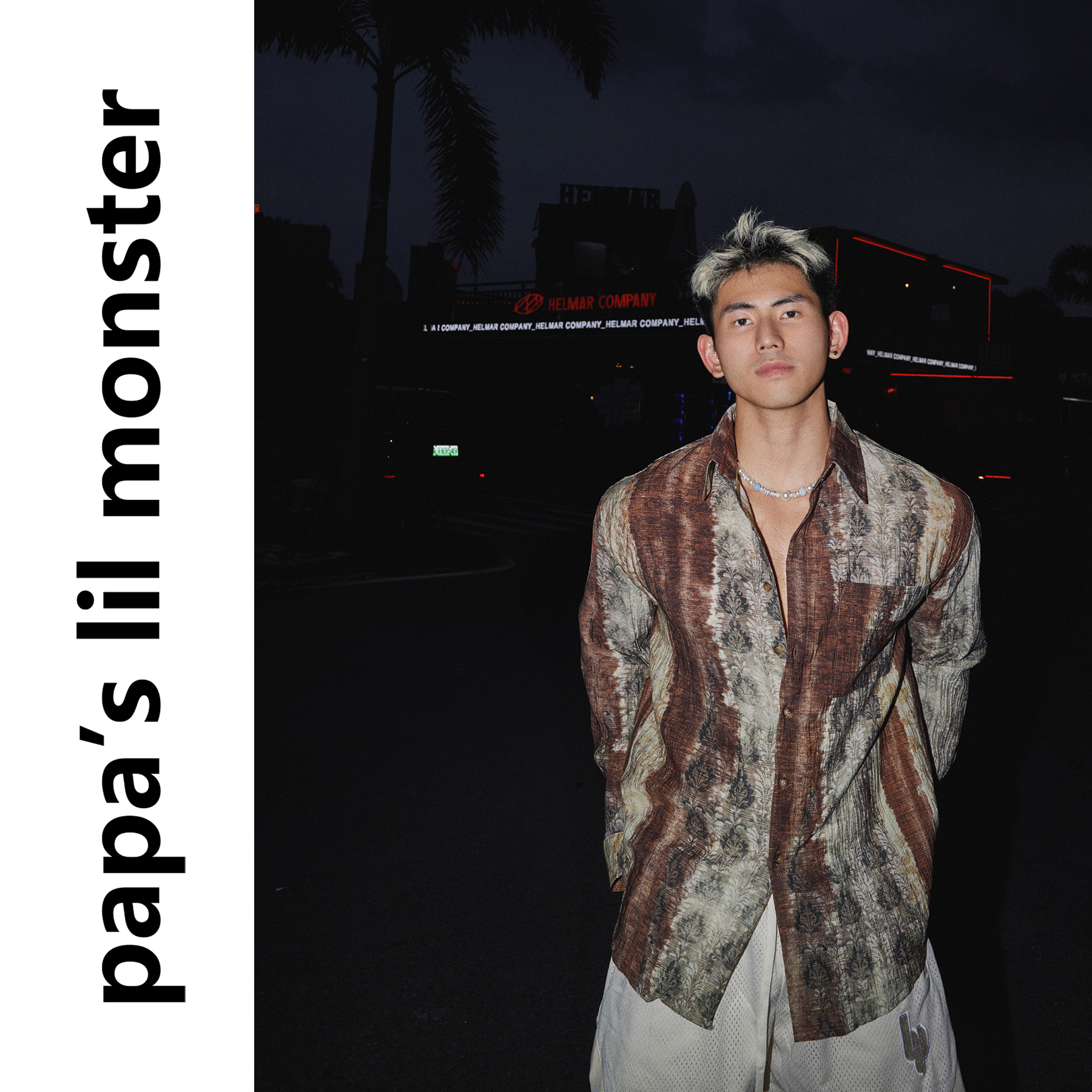 Papaslilmonster【斑驳时光】美式复古痞帅街头休闲长袖衬衫男