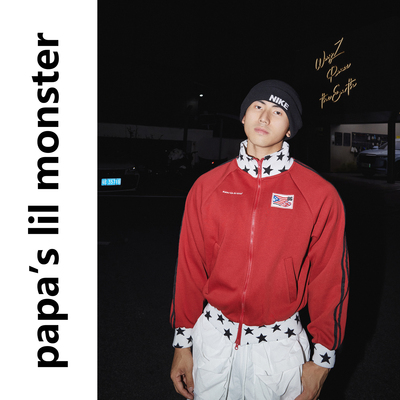 PAPASLILMONSTER【千禧Y2K】美式亢奋系男孩穿搭复古运动外套