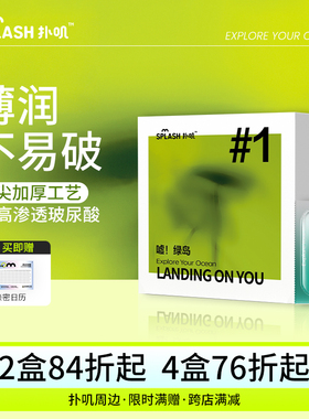 扑叽#1水润滋养不易破手指套拉拉女性专用les情趣玻尿酸超薄 绿岛