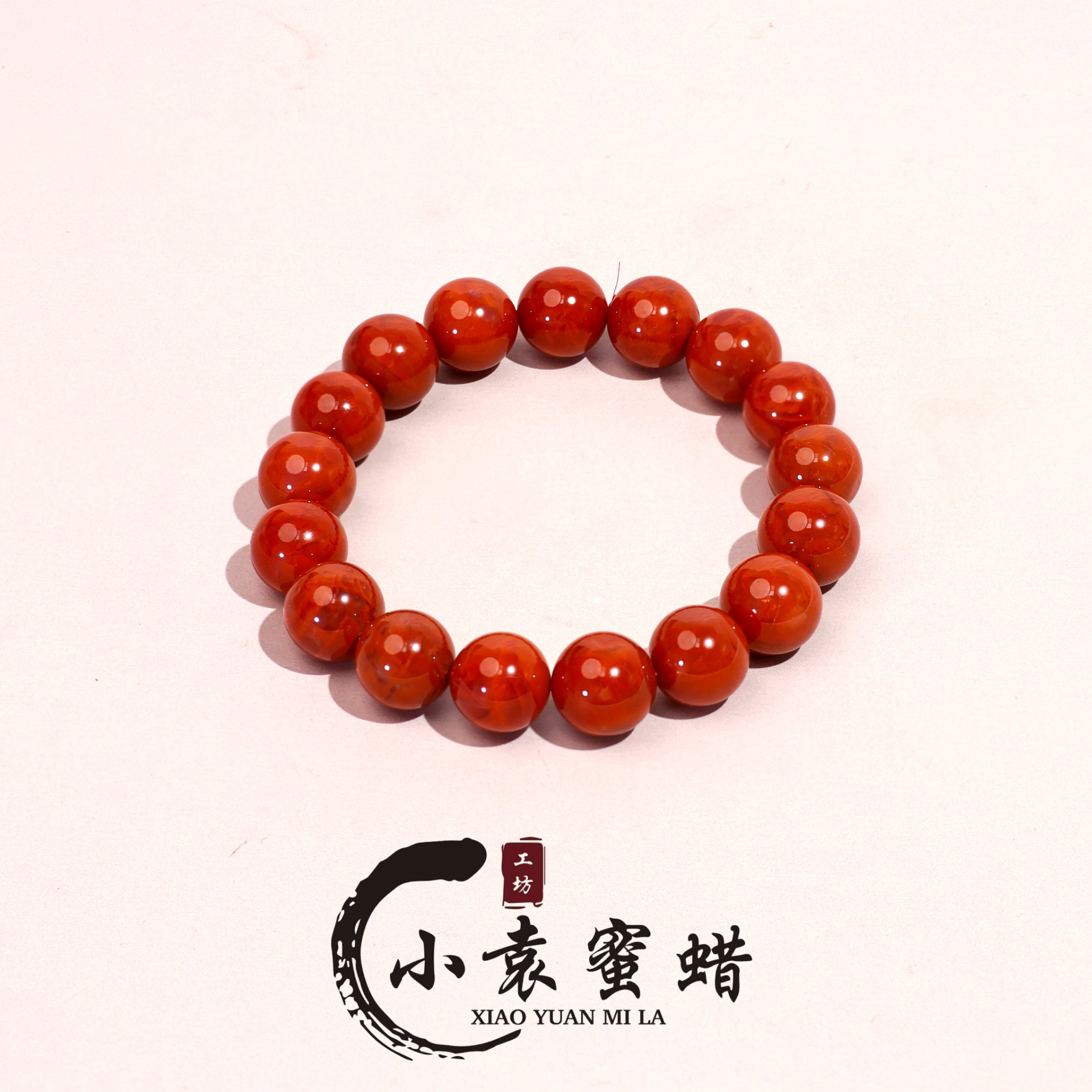 【小袁优荐】天然南红圆珠手串臻品南红圆珠手串12mm+