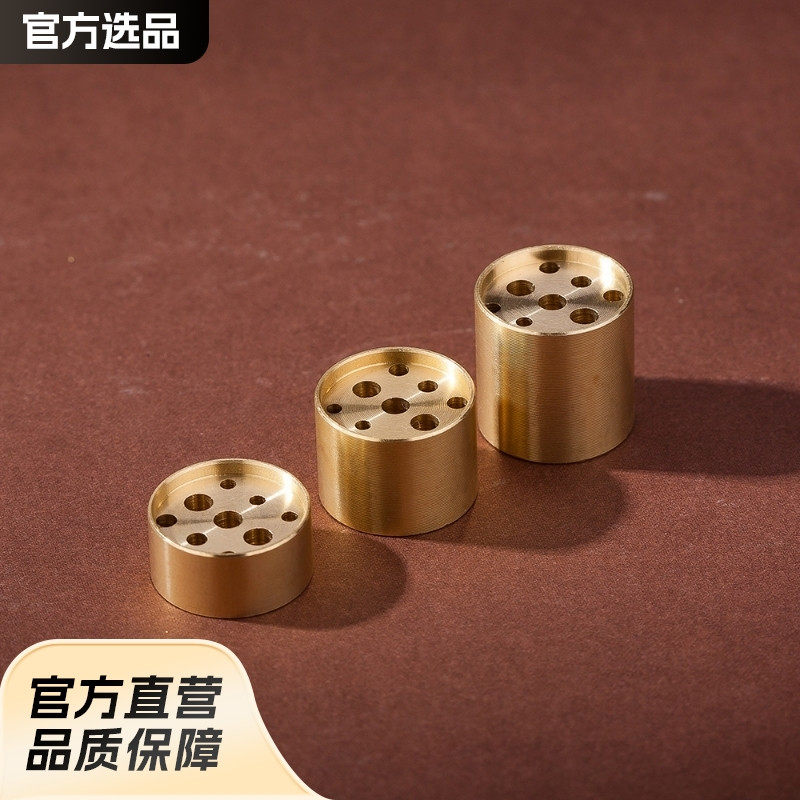 手工黄铜葫芦九孔香插中式茶道香炉家居熏香装饰工艺品,家居饰品,香托/香盘/香座/香插,淘宝优惠券,粉丝福利购,淘宝优惠卷