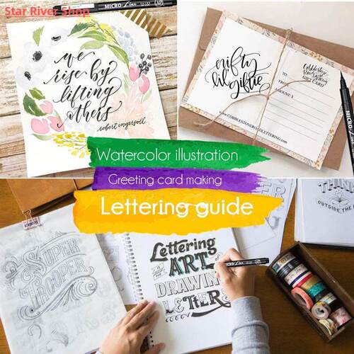 Calligraphy Hand Lettering Pens, Pigment Liner Micron Pen Se
