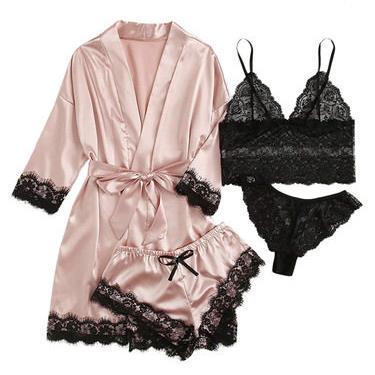 Women's sexy pajamas, shorts, pajamas, pajamas, home clo