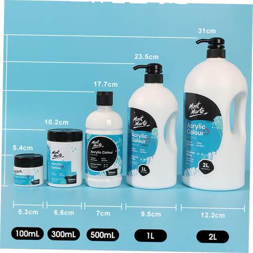 white acrylic paint Montmartre 300ml Fine art wall painting