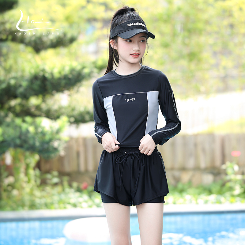 昊之浪少女分体泳衣款式新颖泳衣