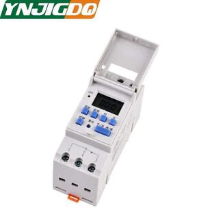 用電定時器時控家220V小型控制器斷電開關燈時間 全自動導軌牌匾式
