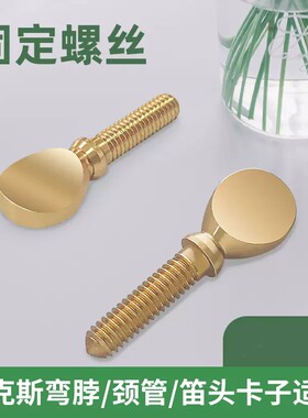 萨克斯颈管螺丝笛脖禁锢螺丝扁螺丝萨克斯笛头卡子配件固定螺丝