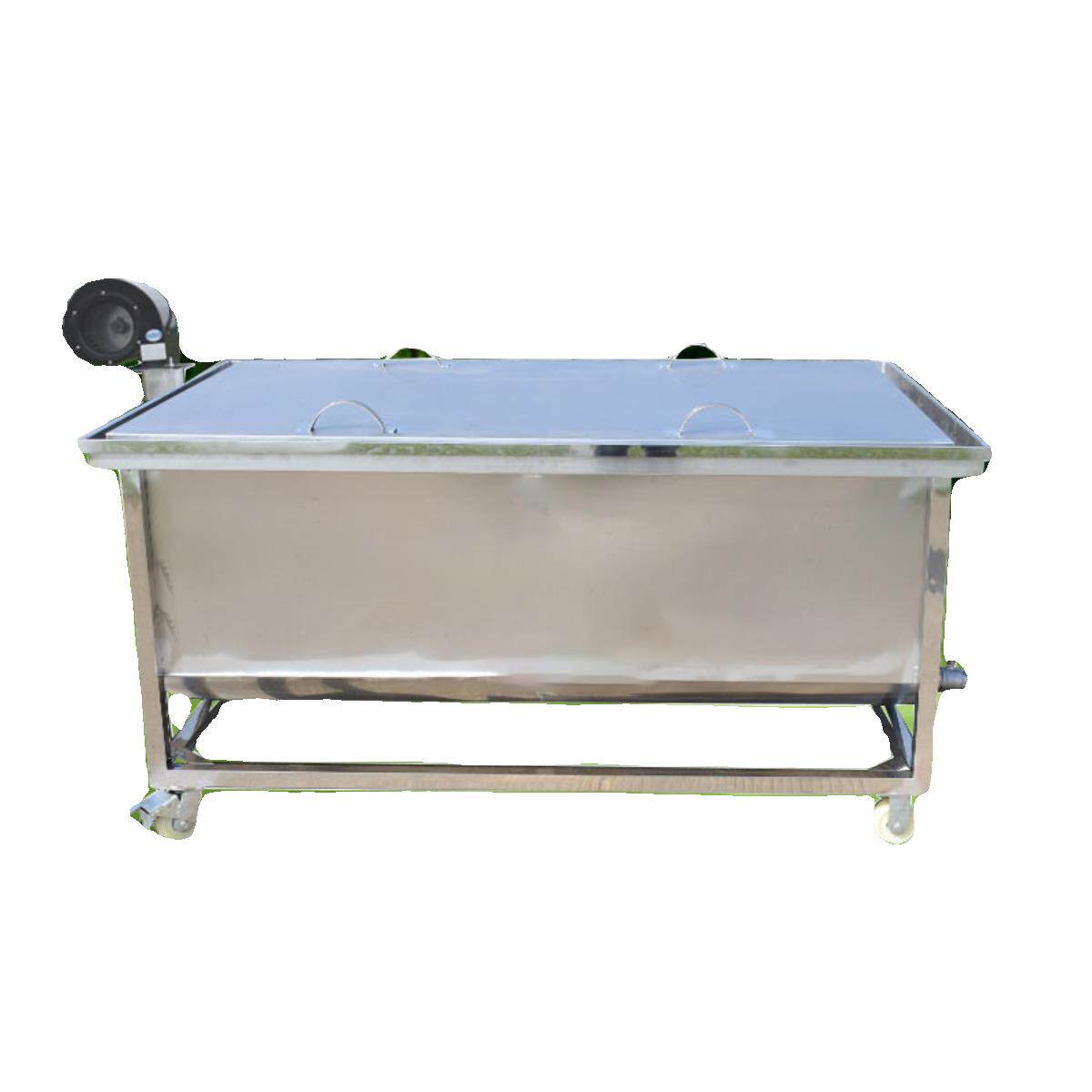 新品酿酒不锈钢蒸饭床摊凉床摊粮拌曲糖化床蒸煮一体机蒸粮床酿酒