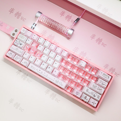 轻量改狼蛛WIN60磁轴电竞游戏客制化键盘帽FPS瓦无畏类wooting