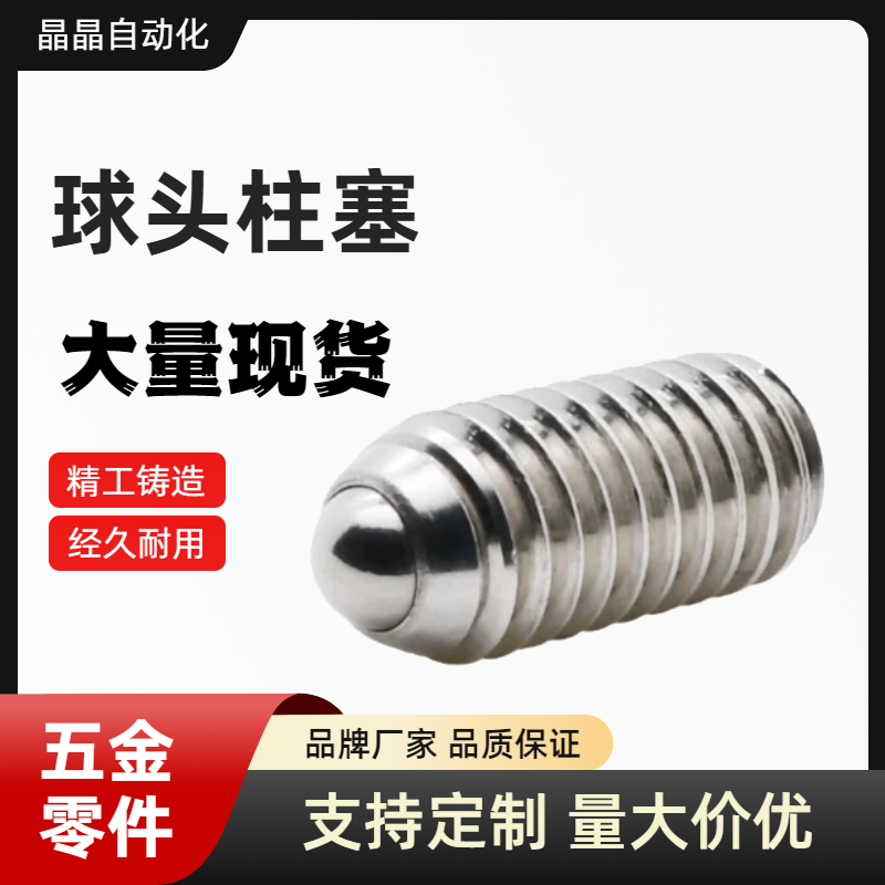 ZAH51 ZAH52-M4/M5/M6/M8/M10/M12/M16定位珠 不锈钢定位球头柱塞