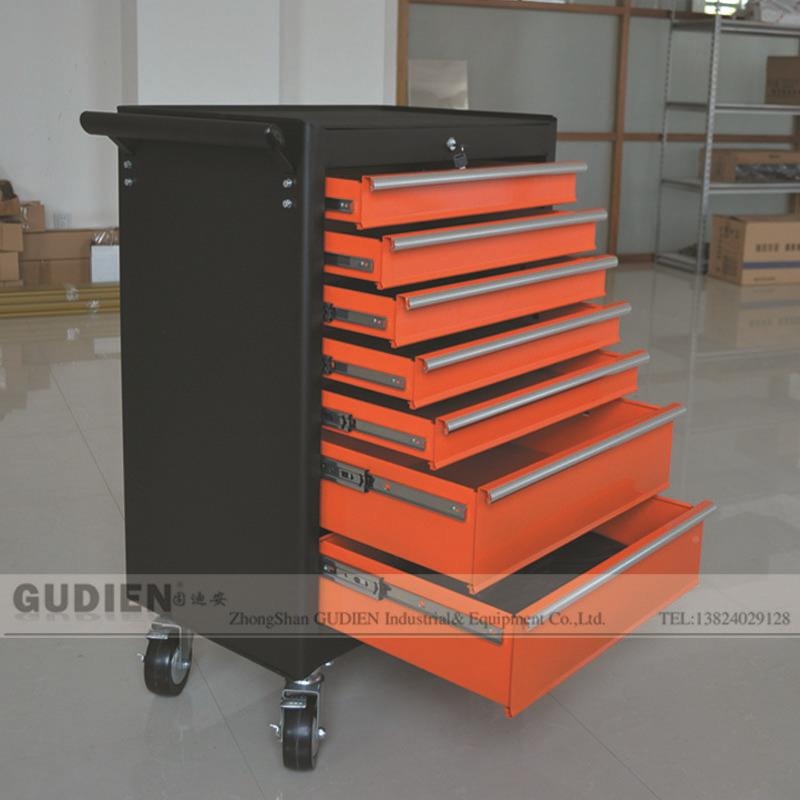 老A牌665*465*推重型汽修工具具车七车层抽屉工车带锁维修零件车
