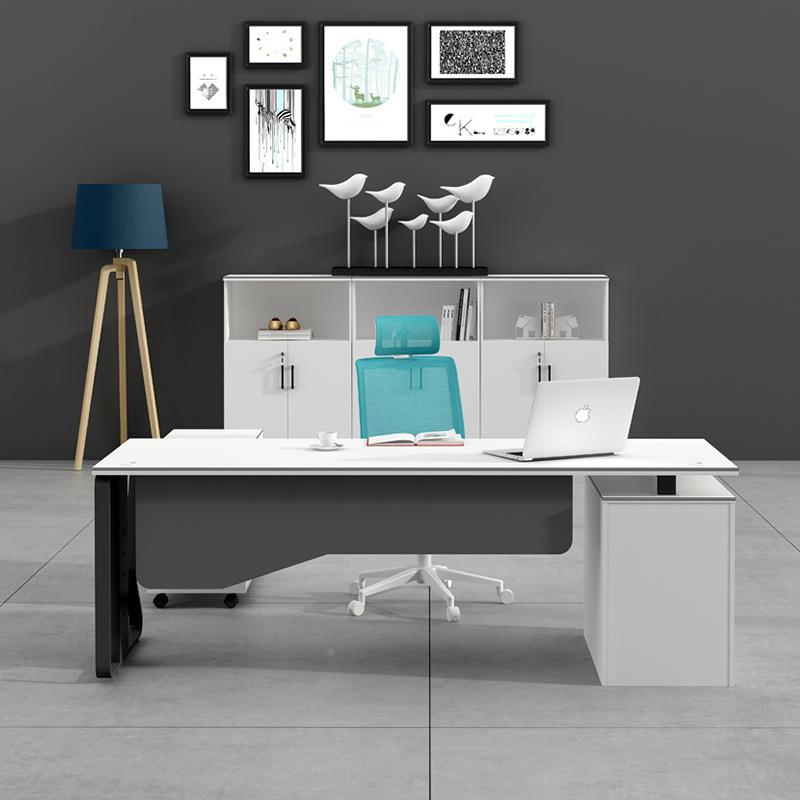 米件格家定约FLY-BT+W现代老板桌大班简厂台主管经理桌单人办公桌