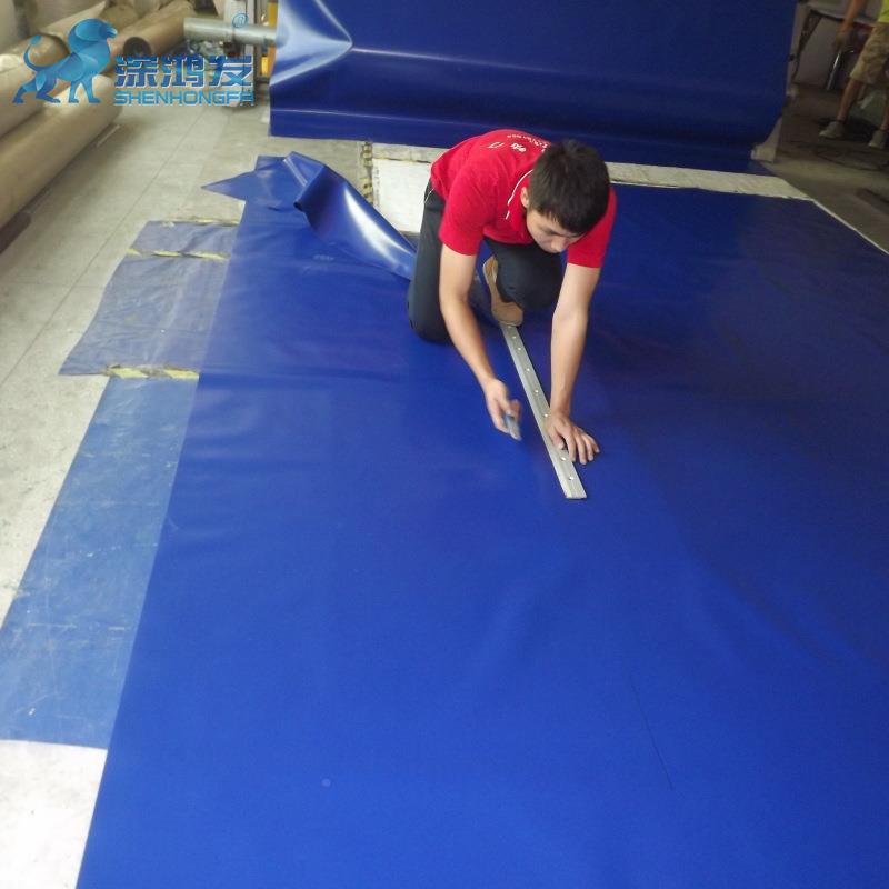 快速卷帘门门配件 539明网格不透气P透C基布帘 编码器V 变频器