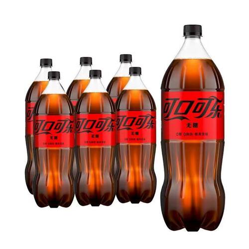 无糖可口可乐/雪碧2L*8大瓶饮料