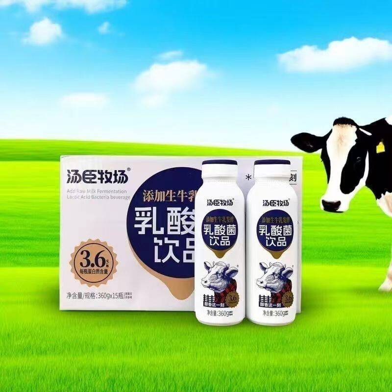汤臣牧场乳酸菌饮品360g*15瓶