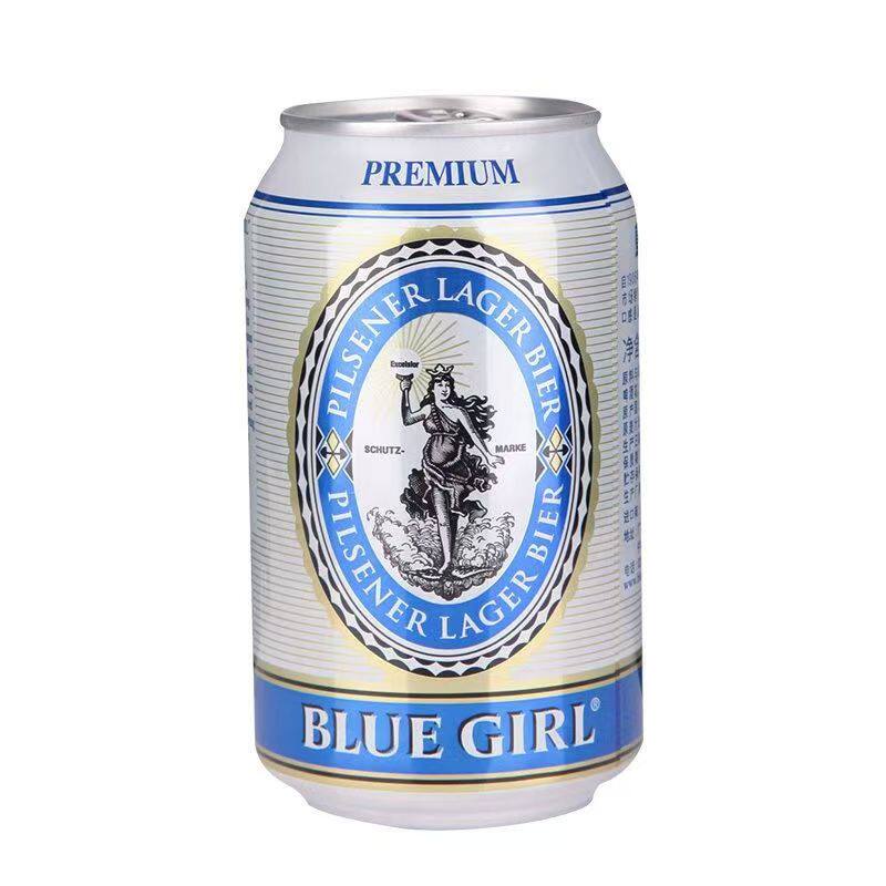 蓝妹啤酒330ml*24罐德国工艺