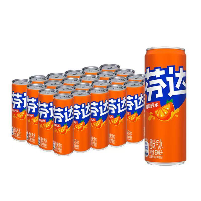 可口可乐汽水罐装330ml×24瓶
