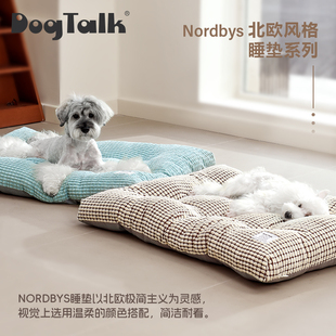 通用睡觉用冬季 DogTalk宠物猫狗垫子四季 保暖小型犬狗窝地垫狗床