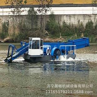 直营河道湖泊漂浮物垃圾保洁船 水草浮萍清理船打捞船现货