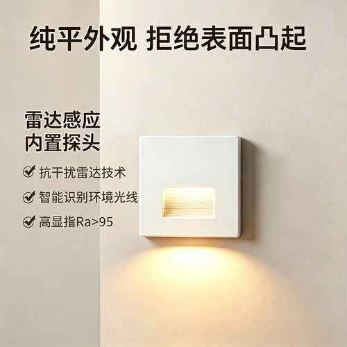 86型智能人体感应LED小夜灯