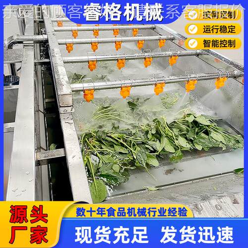 毛豆清水洗配套设备 不锈OFQ全自动净菜清洗设 果备蔬钢菜清洗机