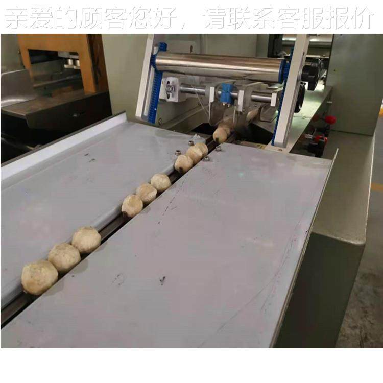 咖喱丸包装枕机冷冻鲜MN-250B海食品自动鱼套袋包装机鱼皮饺自